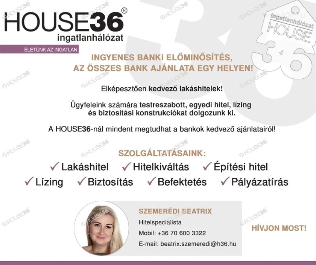 For sale house, Kerekegyháza