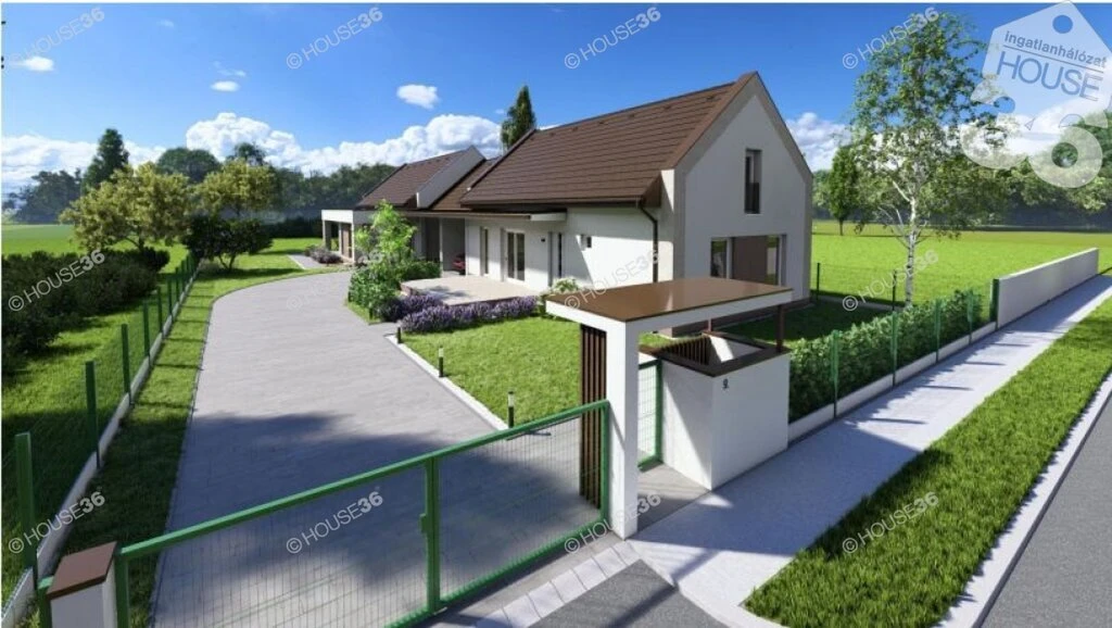 Ikerház építésére alkalmas telek eladó!