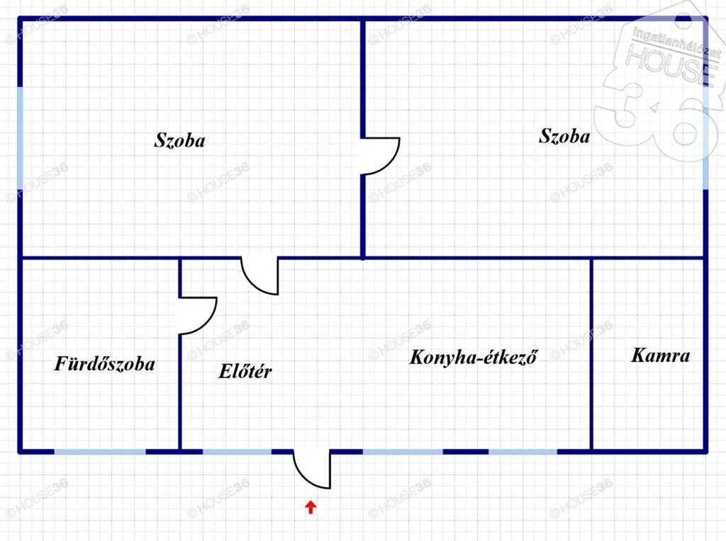 Kunszálláson kiváló elhelyezkedéssel eladó 77 m2-es, jó állapotú családi ház!