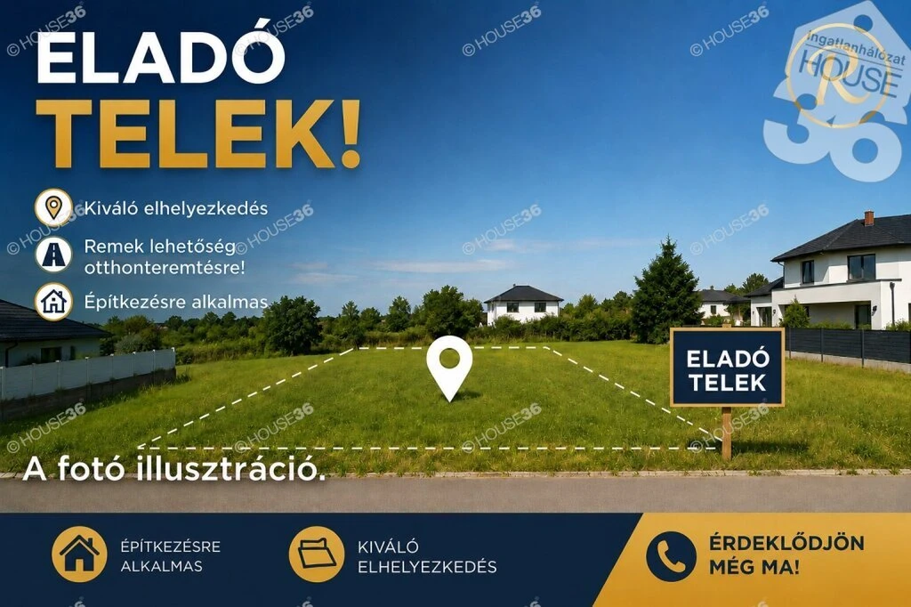 KECSKEMÉT BELVÁROSÁNAK PEREMÉN, FŐÚT MELLETT ÉPÍTÉSI TELEK ELADÓ!