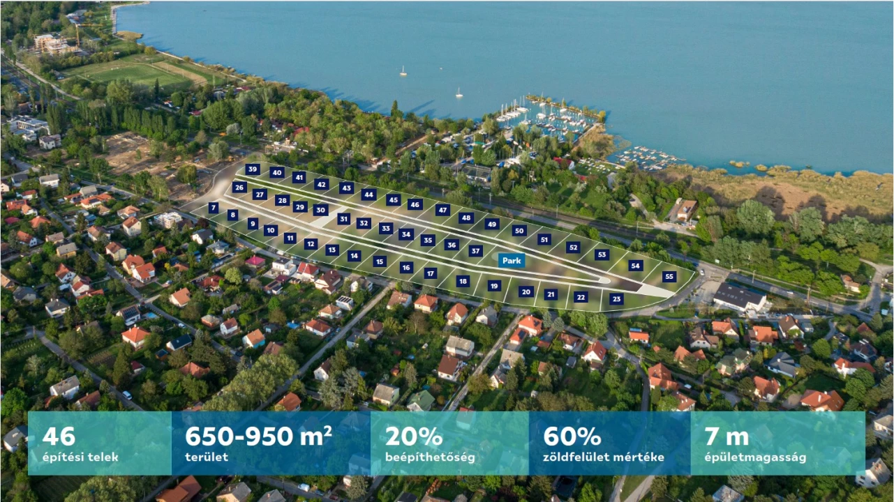 For sale building plot, Balatonalmádi