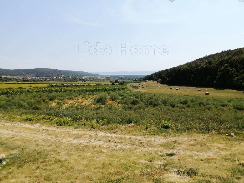 Dörgicsén balatoni panorámás mezőgazdasági terület eladó.