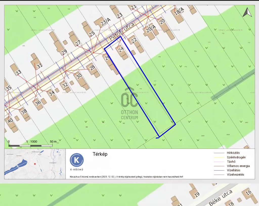 For sale building plot, Kisláng, Kisláng