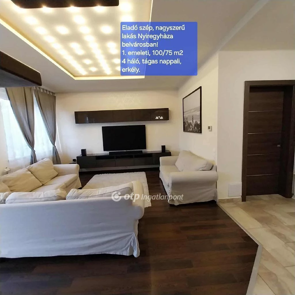 Nyíregyháza eladó lakás 75 m2