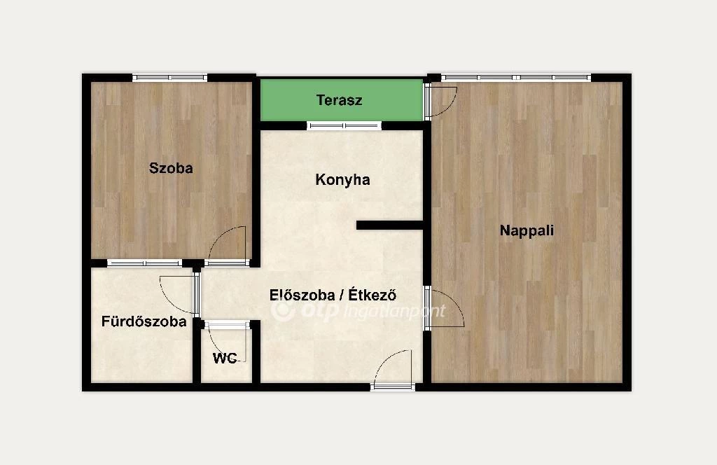 Eladó 2. emeleti lakás, Hajdúböszörmény belvárosában!