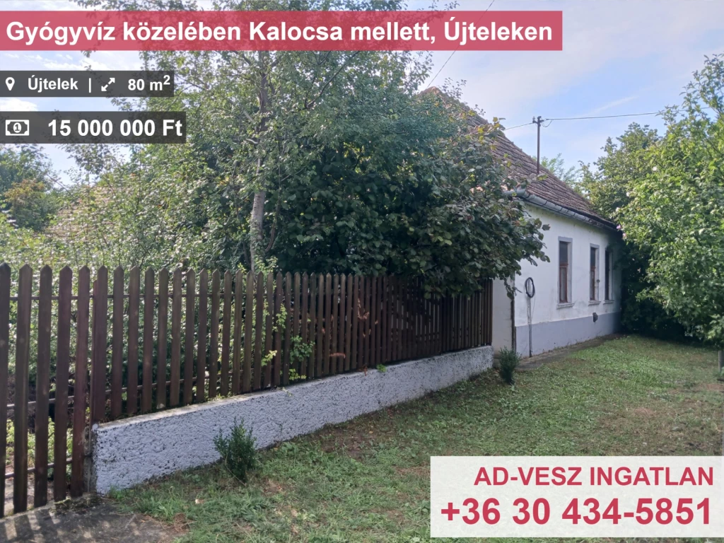 For sale house, Újtelek