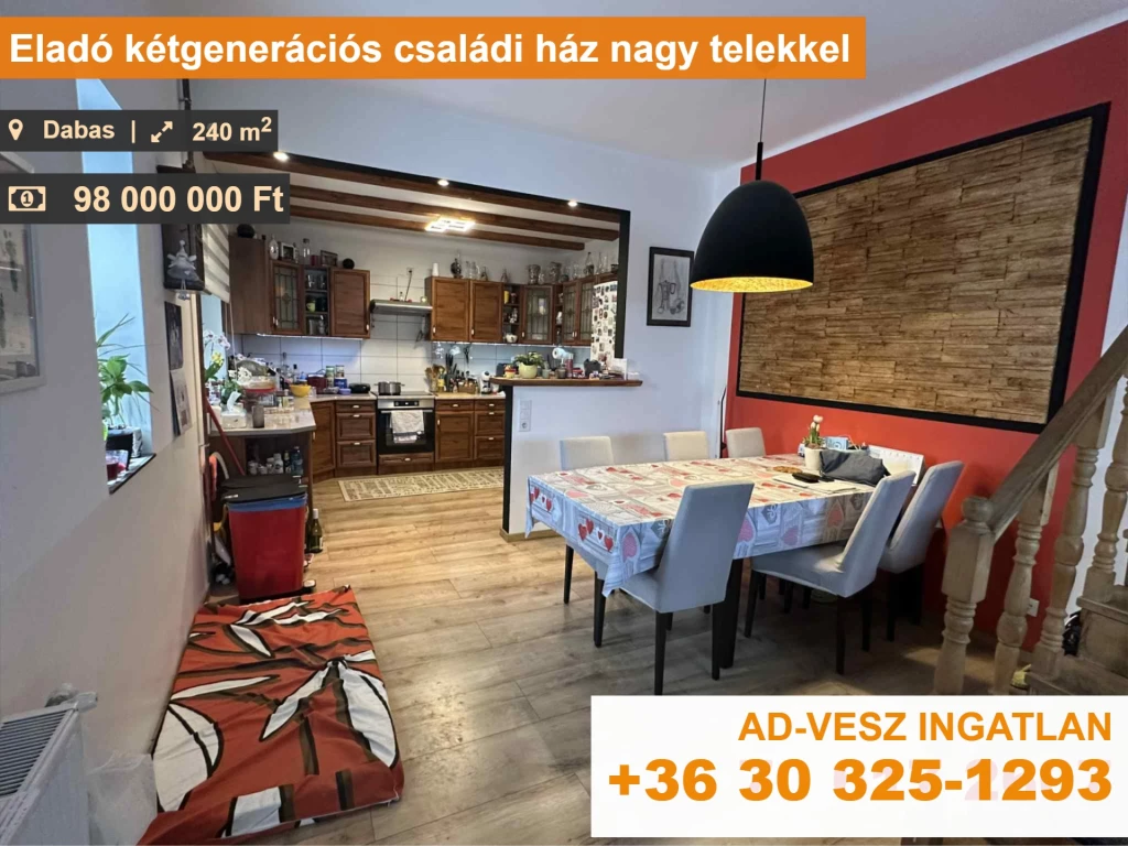 For sale house, Dabas, Sári