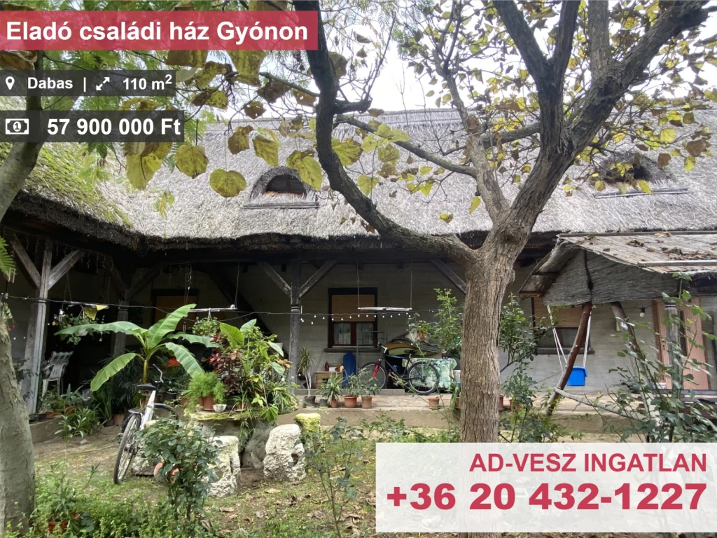 For sale house, Dabas, Gyón