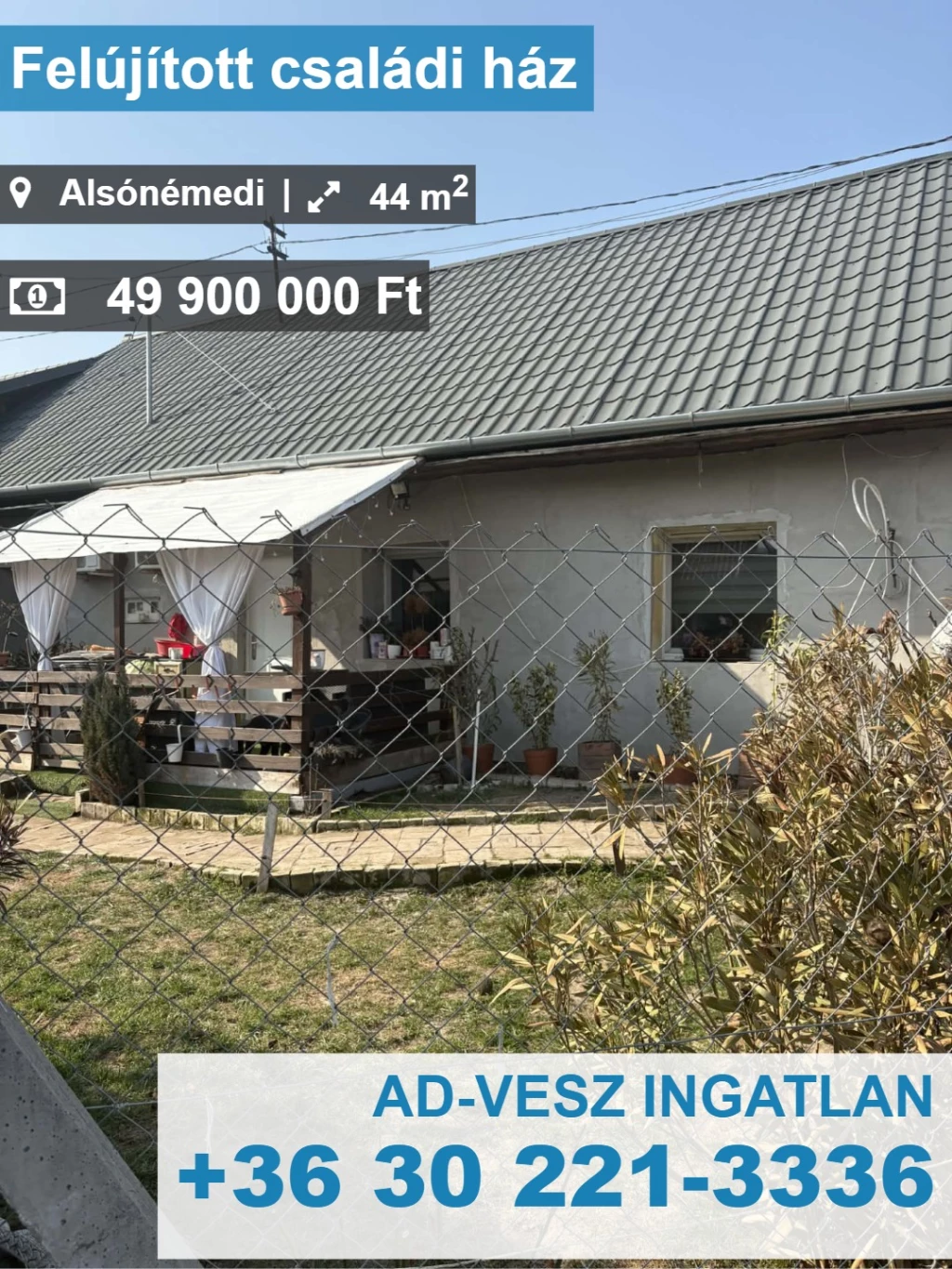 For sale house, Alsónémedi