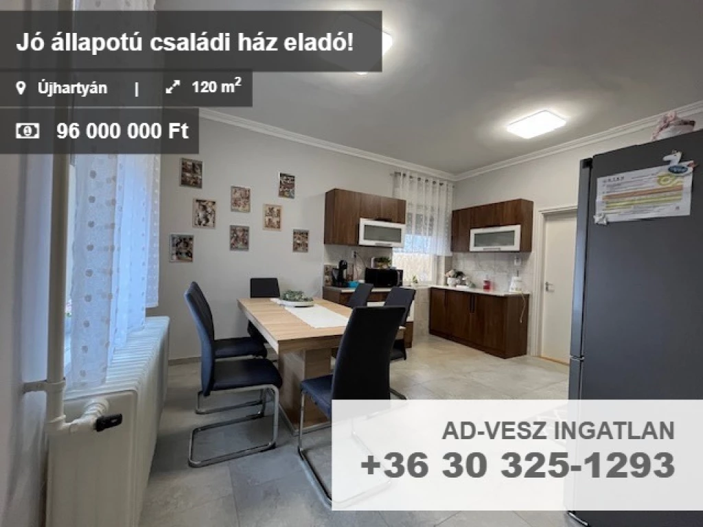 For sale house, Újhartyán