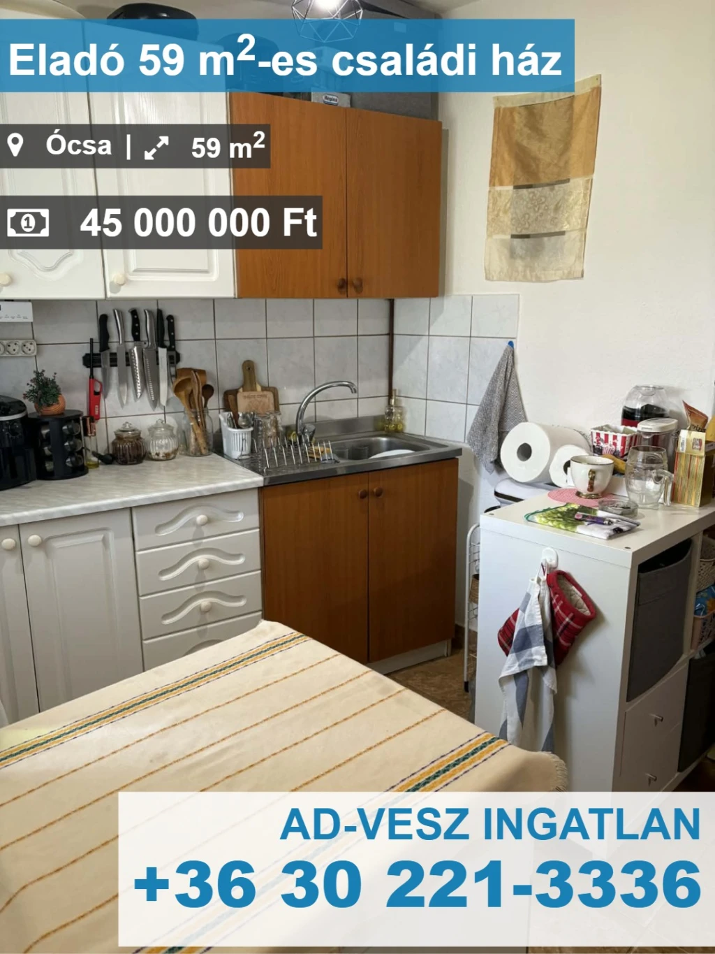 Kis ház nagy telken a városközpontban