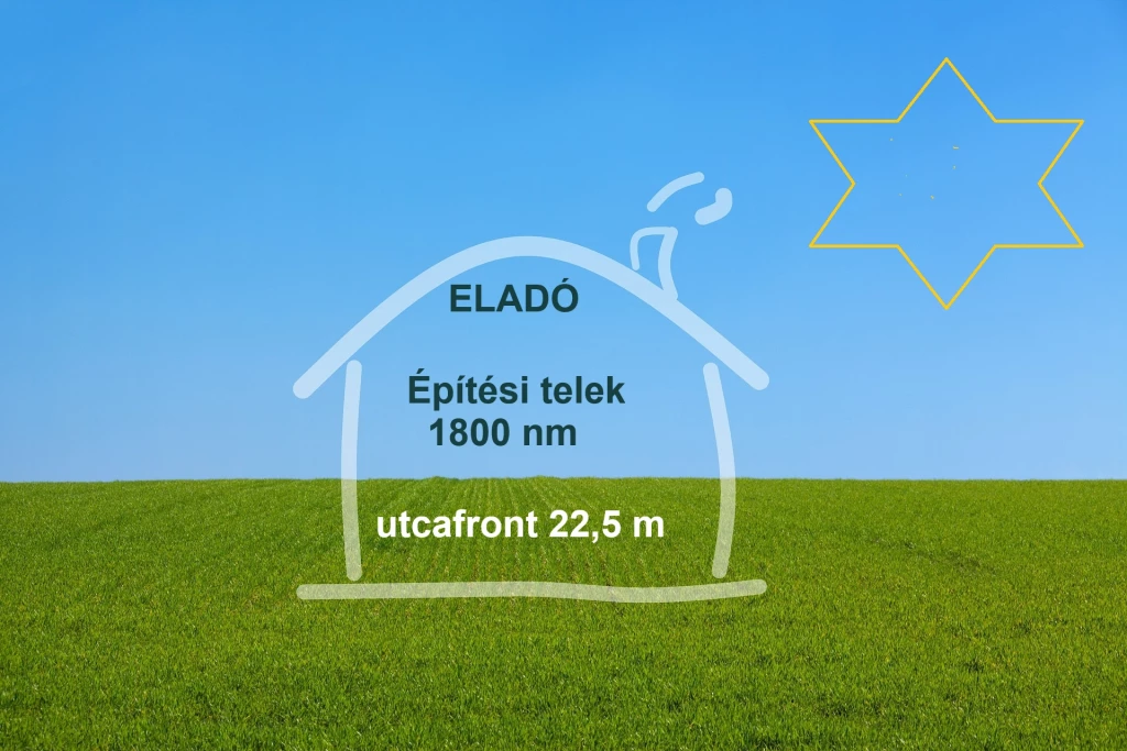 For sale building plot, Koroncó