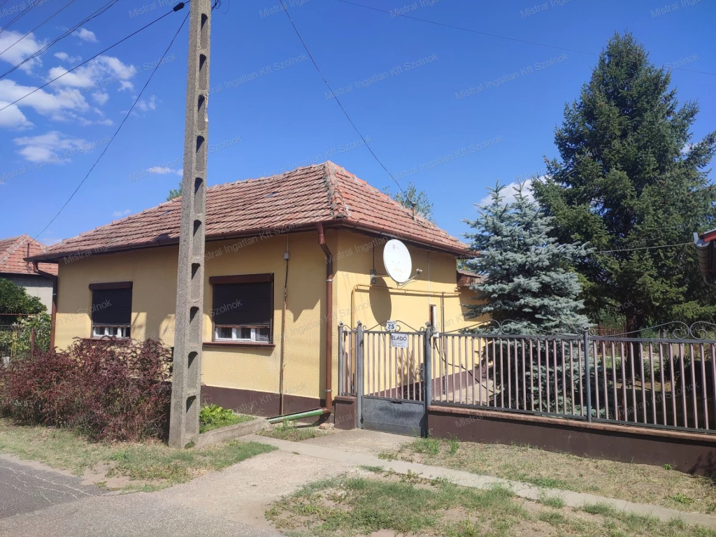 Tiszajenő kozpontjában 3 szobás családi ház eladó