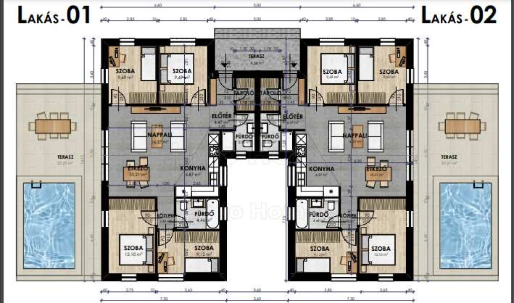 Eladó új építésű ikerházak Bodajkon!