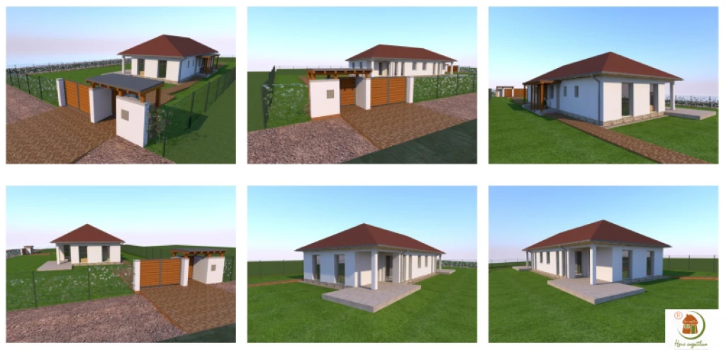 Eladó ikerház, Piliscsaba, KORSZERŰ ESZTÉTIKUS IKERHÁZFÉL KULCSRAKÉSZEN