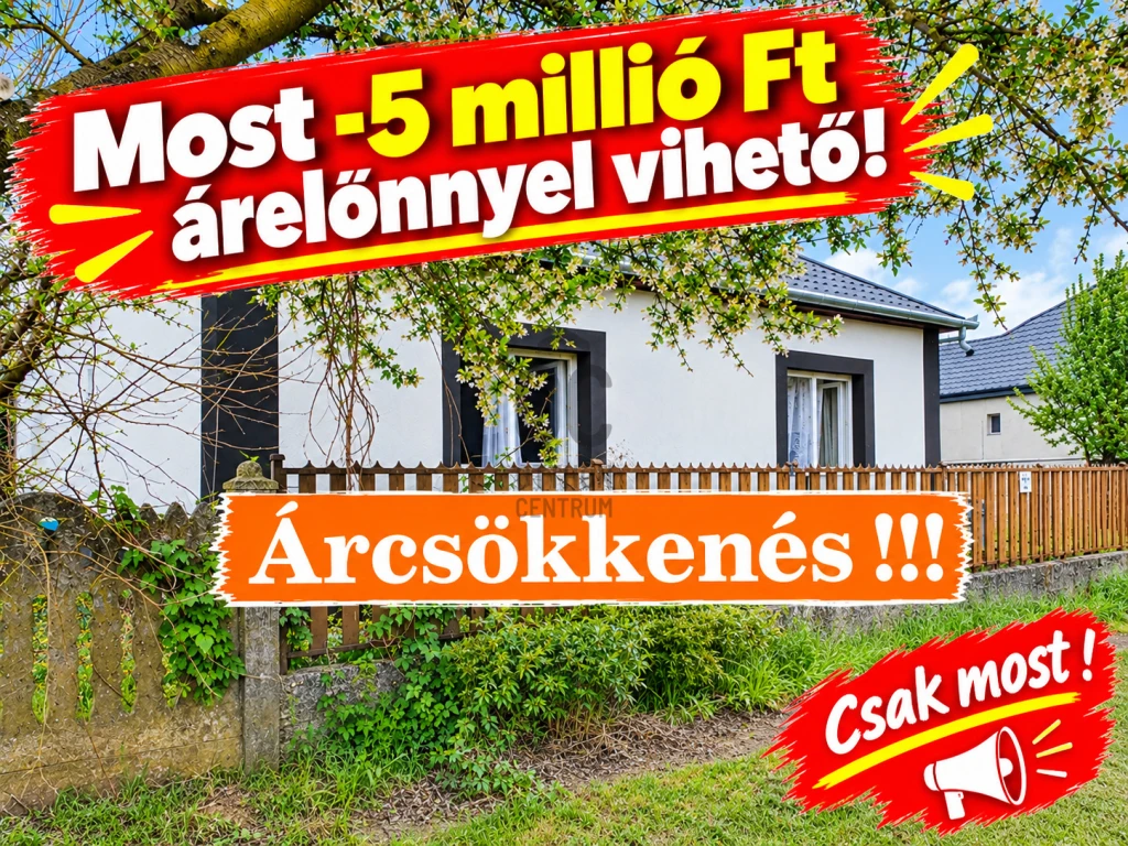 Eladó családi ház, Pap, Pap