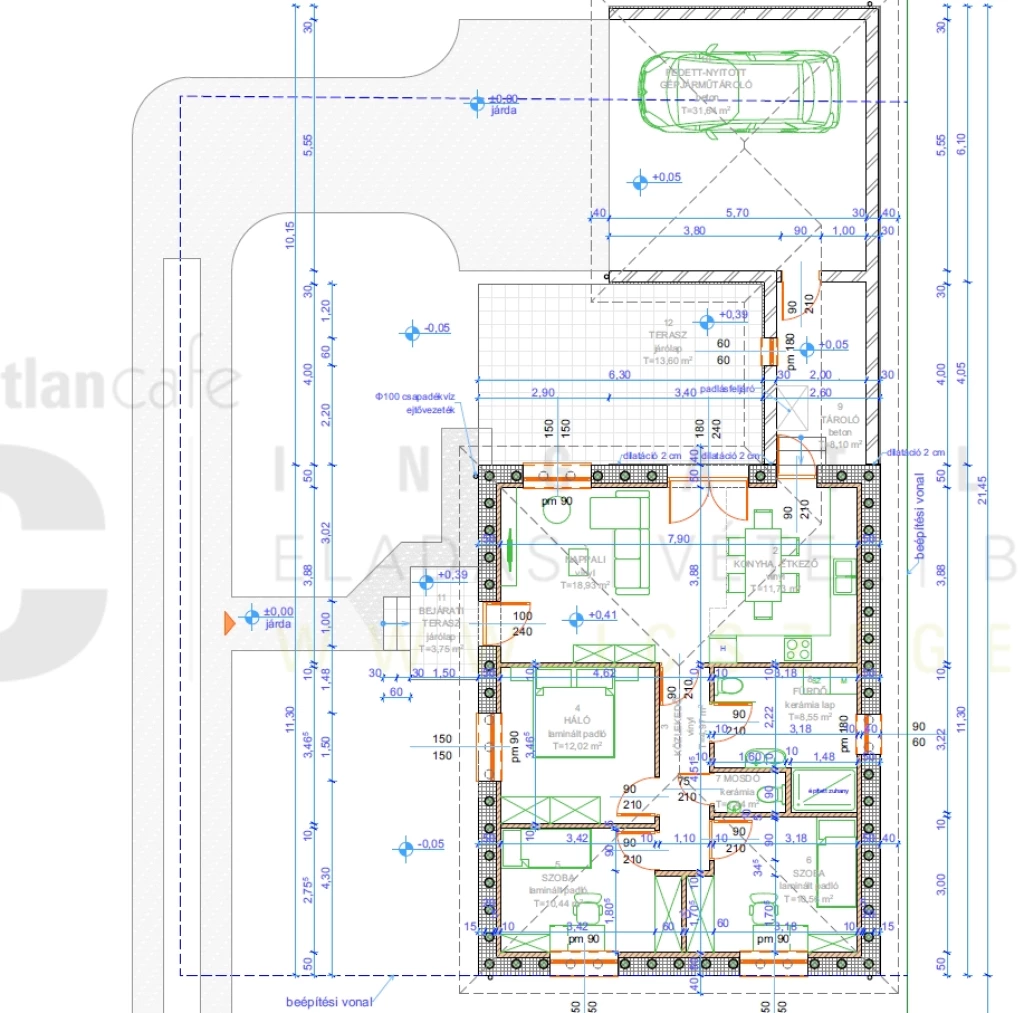 For sale semi-detached house, Újszentiván