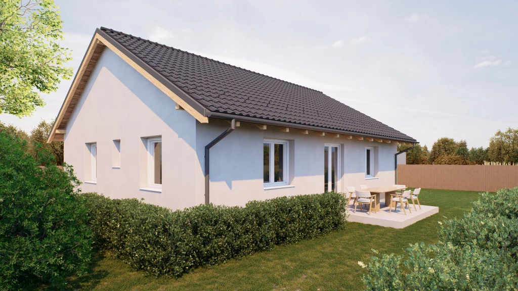 PUSZTASZABOLCS VELENCE FELŐLI OLDALÁN, ÚJ ÉPÍTÉSŰ, FÖLDSZINTES CSALÁDI HÁZ ELADÓ!