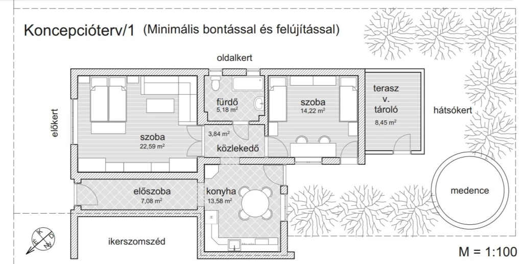 Eladó ikerház, Budapest XXI. kerület, Királyerdő