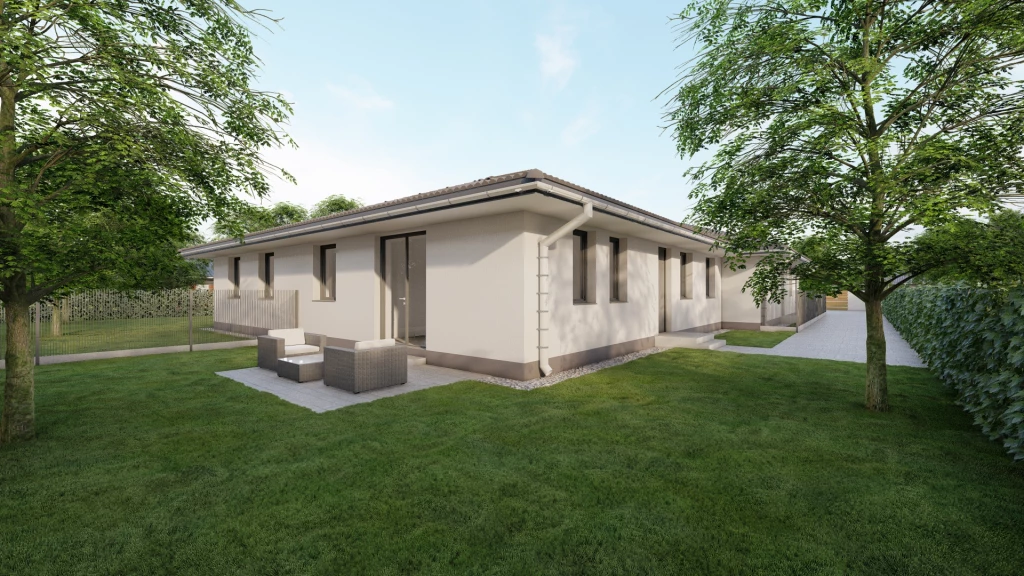 Dunaharaszti Millenium telepen eladók új építésű hőszivattyús, modern sorházak!