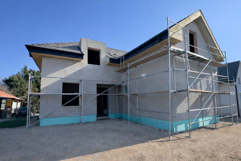 Dunaharaszti Bezerédi-lakóparkban duplakomfortos ikerház akciós áron eladó!