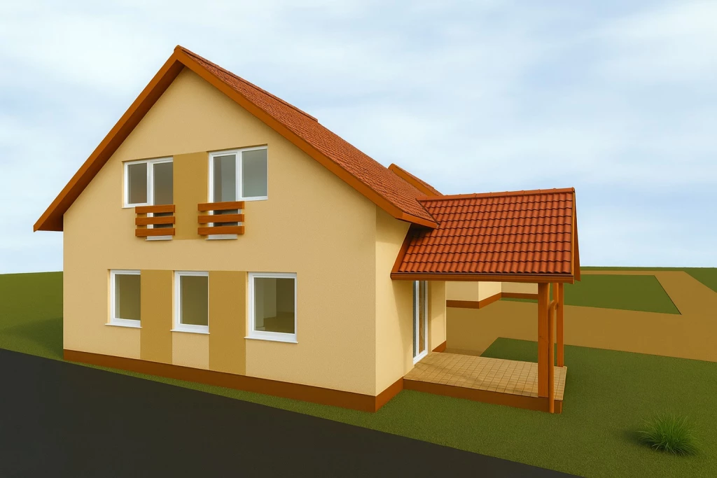 Taksony központjában garázs kapcsolatos ikerházak hőszivattyús fűtésrendszerrel eladók!