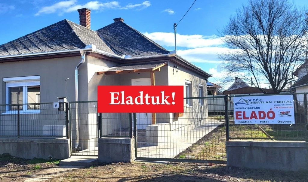 Eladó Ház, Jászárokszállás Hunyadi János 38.000.000 Ft