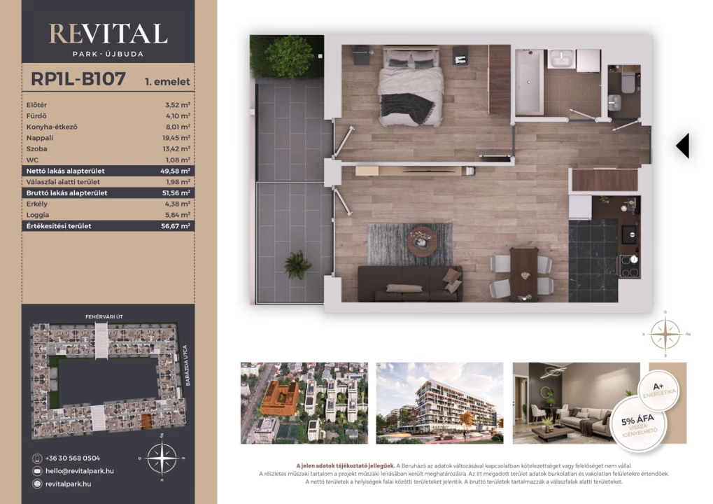 Eladó téglalakás, Budapest XI. kerület, Fehérvári út 120.