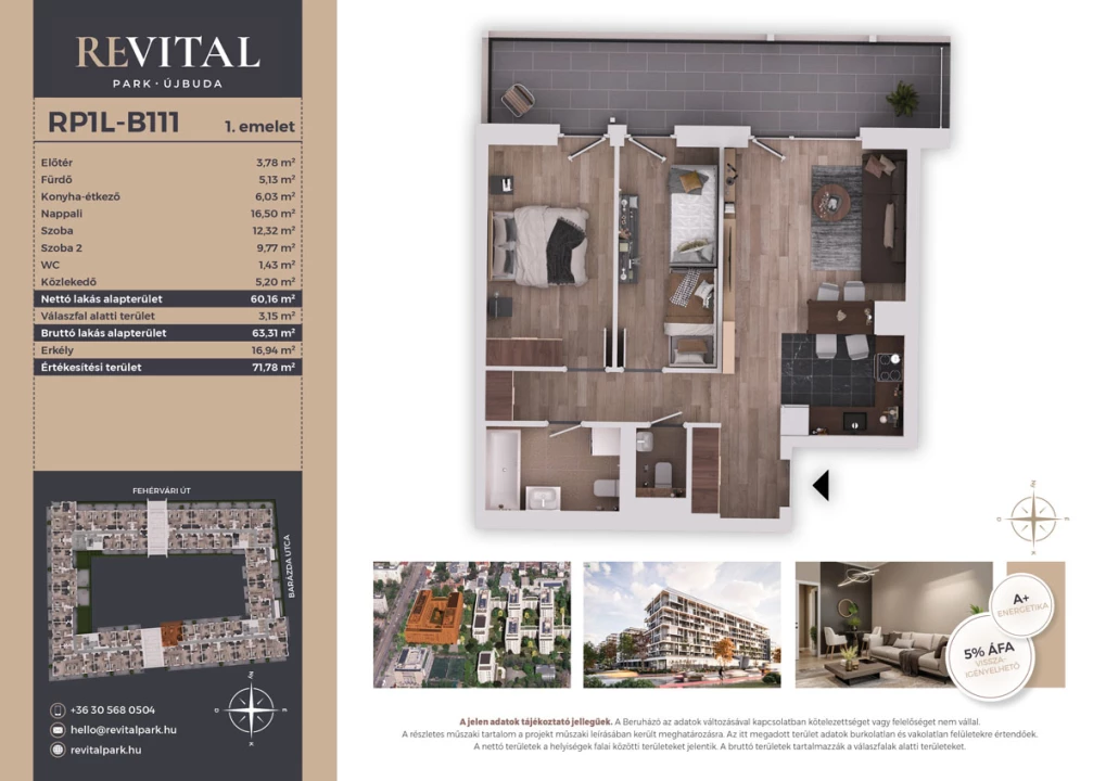 Eladó téglalakás, Budapest XI. kerület, Fehérvári út 120.