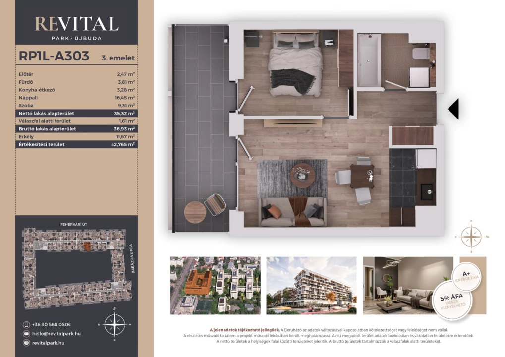 Eladó téglalakás, Budapest XI. kerület, Fehérvári út 120.