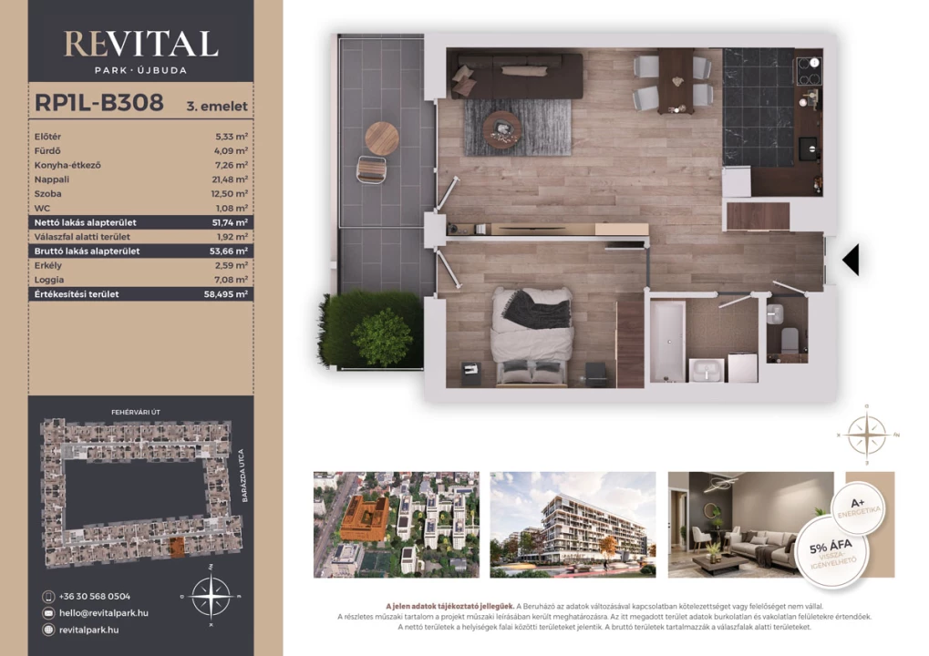 Eladó téglalakás, Budapest XI. kerület, Fehérvári út 120.