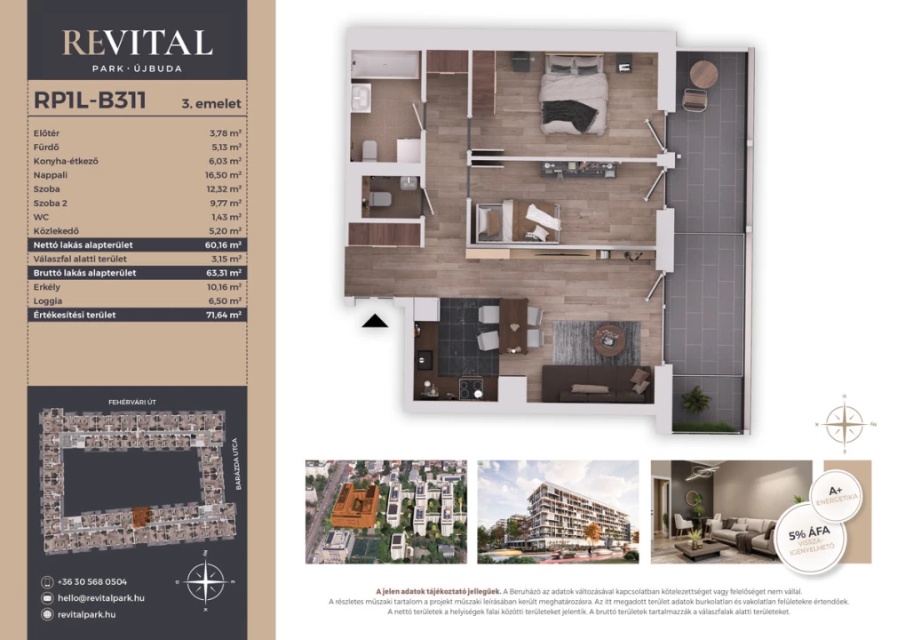 Eladó téglalakás, Budapest XI. kerület, Fehérvári út 120.