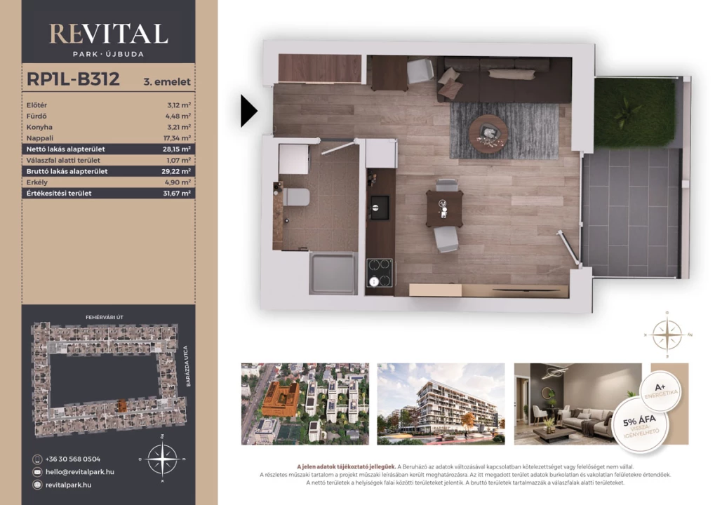 Eladó téglalakás, Budapest XI. kerület, Fehérvári út 120.