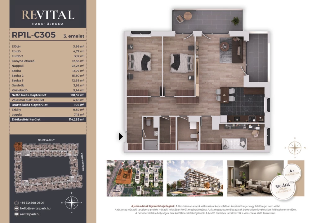 Eladó téglalakás, Budapest XI. kerület, Fehérvári út 120.