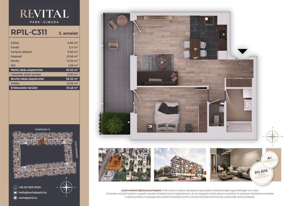 Eladó téglalakás, Budapest XI. kerület, Fehérvári út 120.