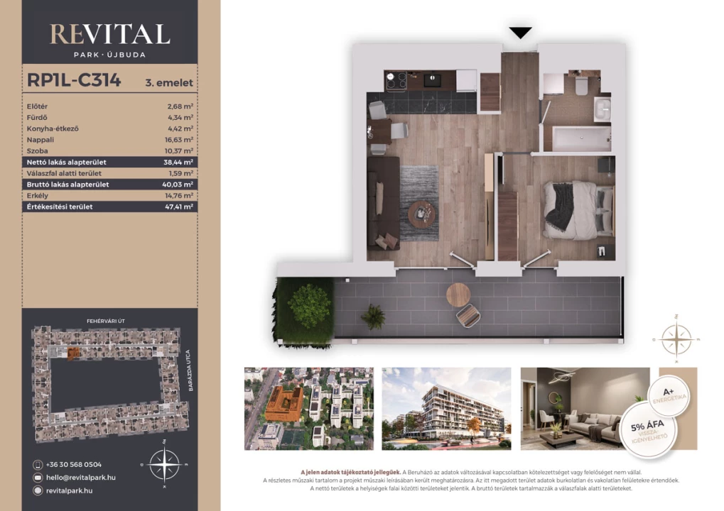 Eladó téglalakás, Budapest XI. kerület, Fehérvári út 120.