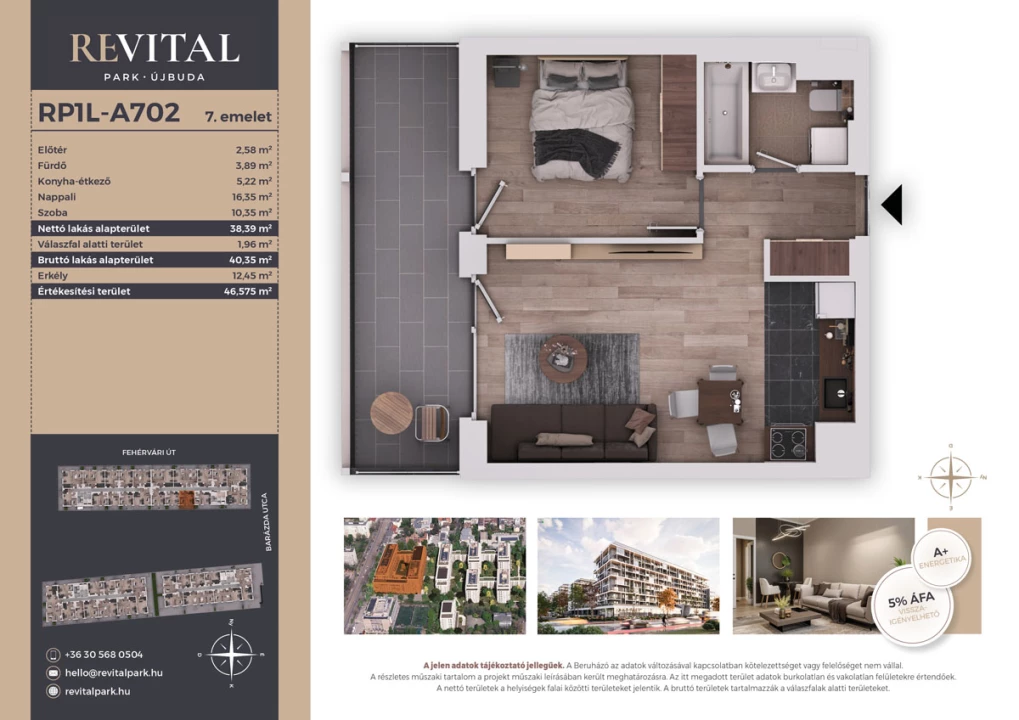 Eladó téglalakás, Budapest XI. kerület, Fehérvári út 120.