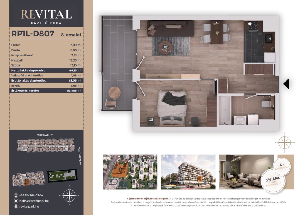 Eladó téglalakás, Budapest XI. kerület, Fehérvári út 120.