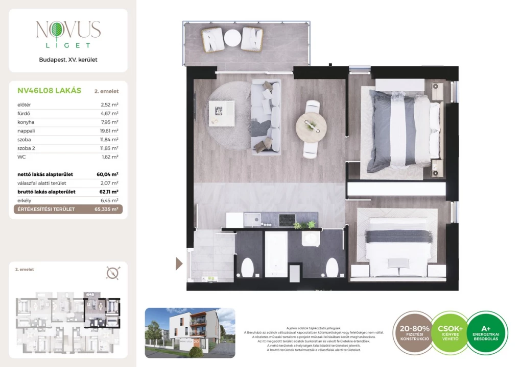 For sale brick flat, Budapest XV. kerület, Kékszilva utca 1.