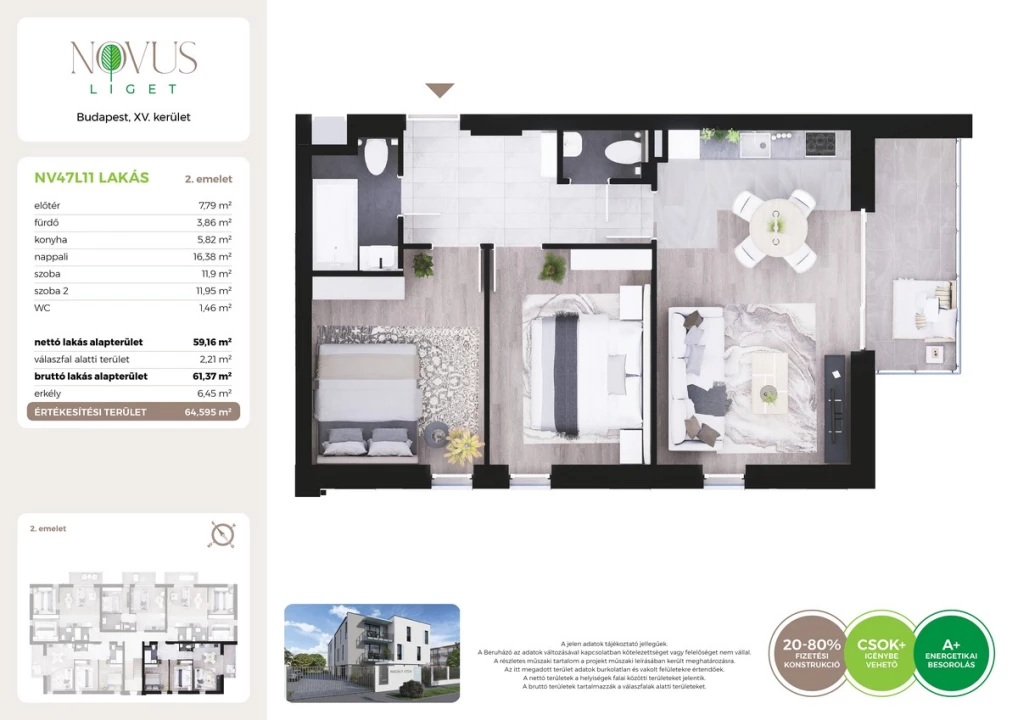 For sale brick flat, Budapest XV. kerület, Kékszilva utca 1.