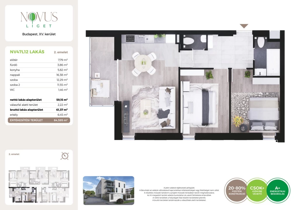 For sale brick flat, Budapest XV. kerület, Kékszilva utca 1.