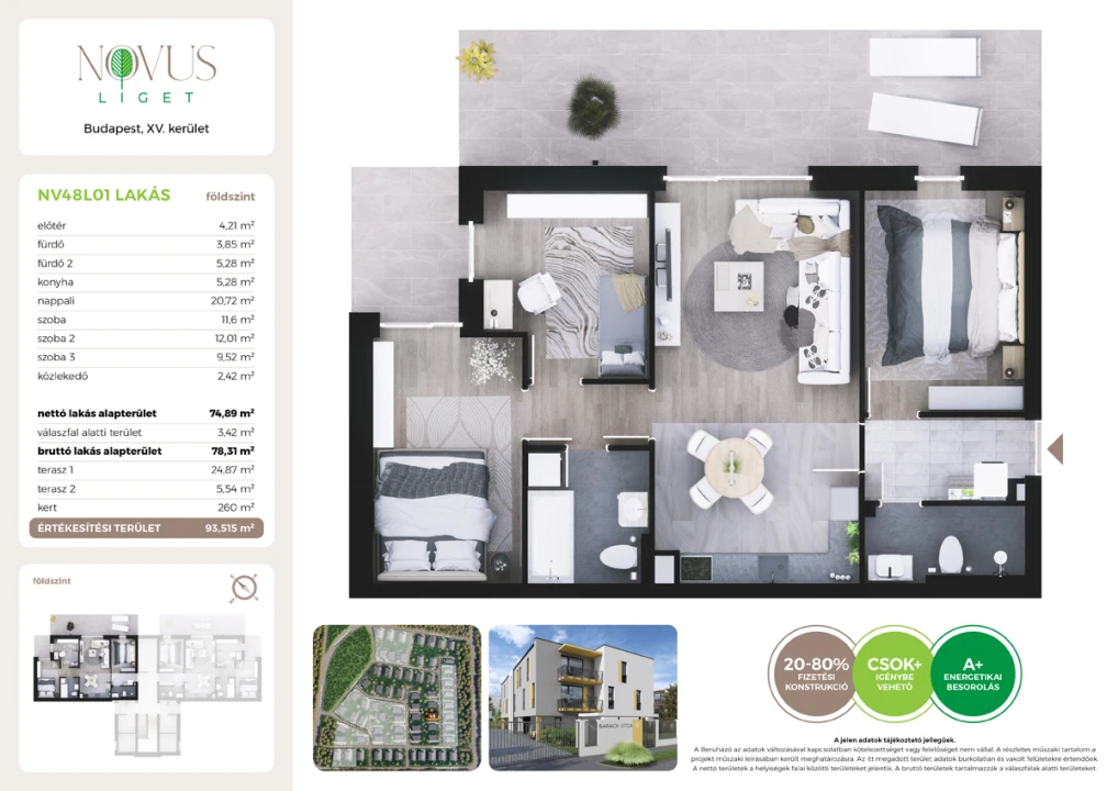 Eladó téglalakás, Budapest XV. kerület, Kékszilva utca 1.