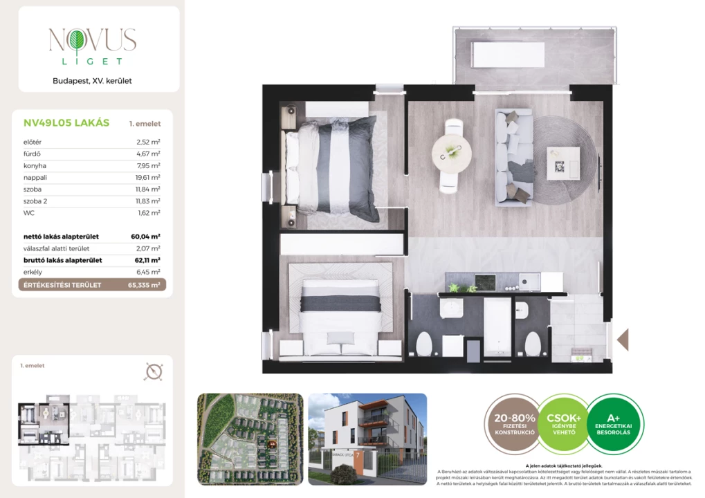 For sale brick flat, Budapest XV. kerület, Kékszilva utca 1.