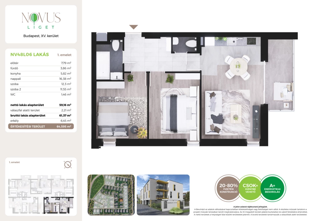 For sale brick flat, Budapest XV. kerület, Kékszilva utca 1.