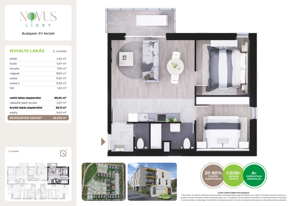 For sale brick flat, Budapest XV. kerület, Kékszilva utca 1.