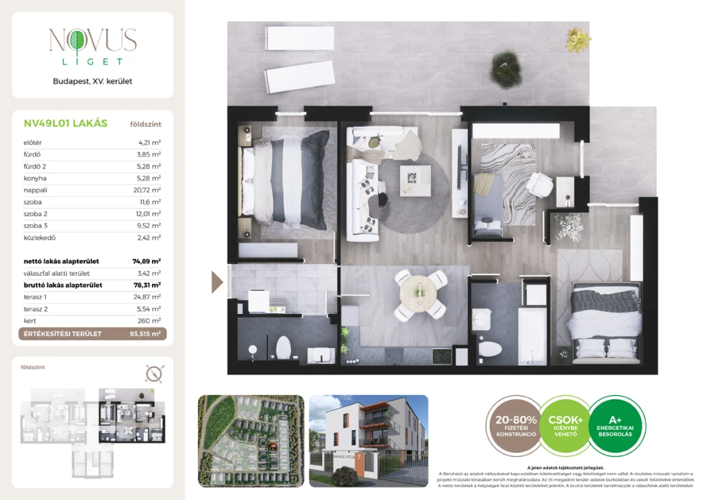 Eladó téglalakás, Budapest XV. kerület, Kékszilva utca 1.