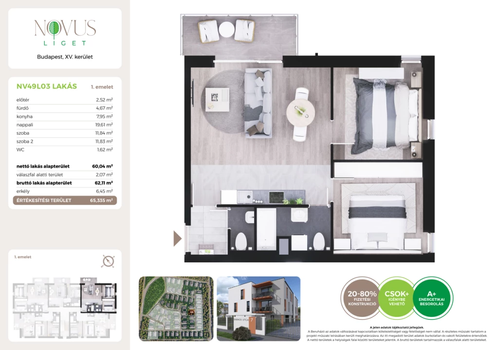 For sale brick flat, Budapest XV. kerület, Kékszilva utca 1.