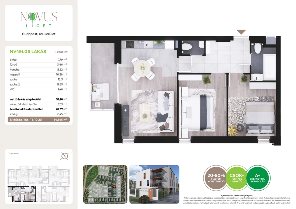 For sale brick flat, Budapest XV. kerület, Kékszilva utca 1.