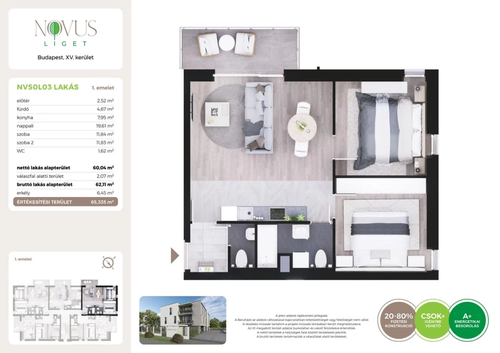 For sale brick flat, Budapest XV. kerület, Kékszilva utca 1.