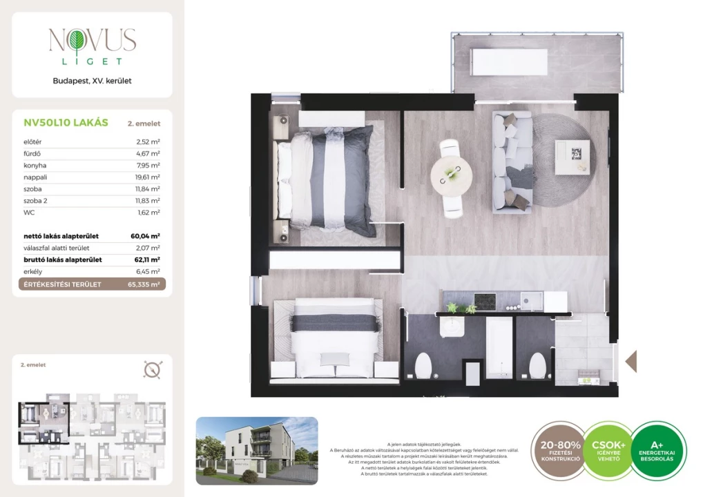 For sale brick flat, Budapest XV. kerület, Kékszilva utca 1.